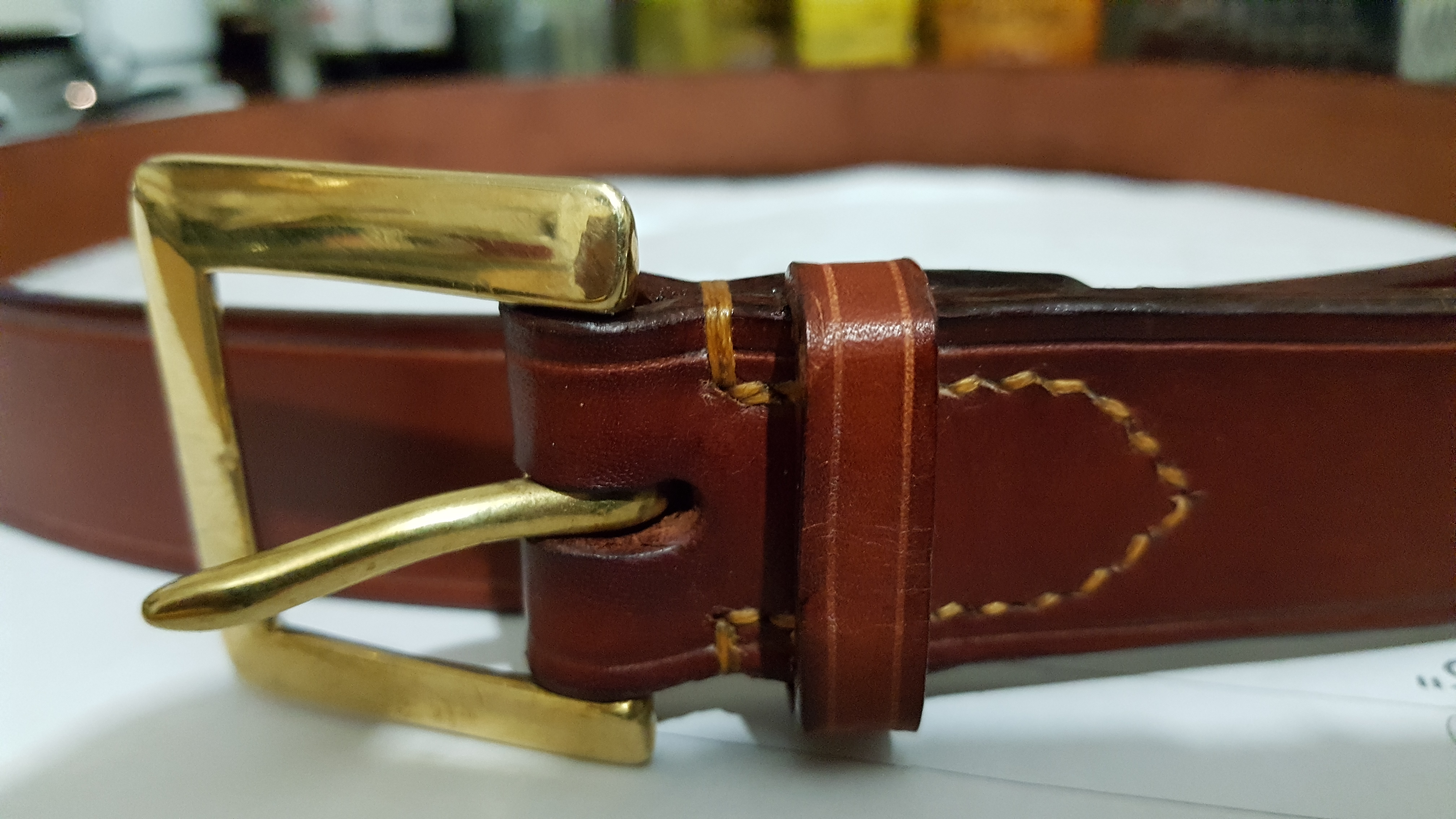 1.25 inch Belt in Mahogany